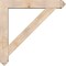 Ekena Millwork Traditional Arts and Crafts Smooth Bracket w/ Offset Brace, Douglas Fir, 7 1/2"W x 46"D x 46"H BKT0806X46X46TRA03SDF - alternate 4